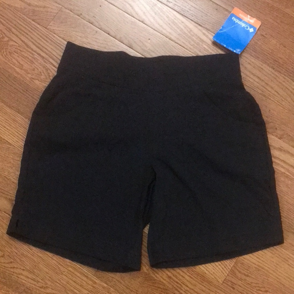 Columbia Black High Waist Shorts